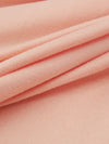 Melon Peach Polyester/Lycra Double Brushed Knit 56W