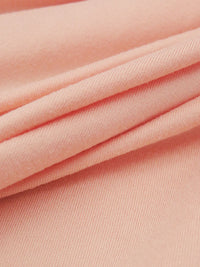 Melon Peach Polyester/Lycra Double Brushed Knit 56W