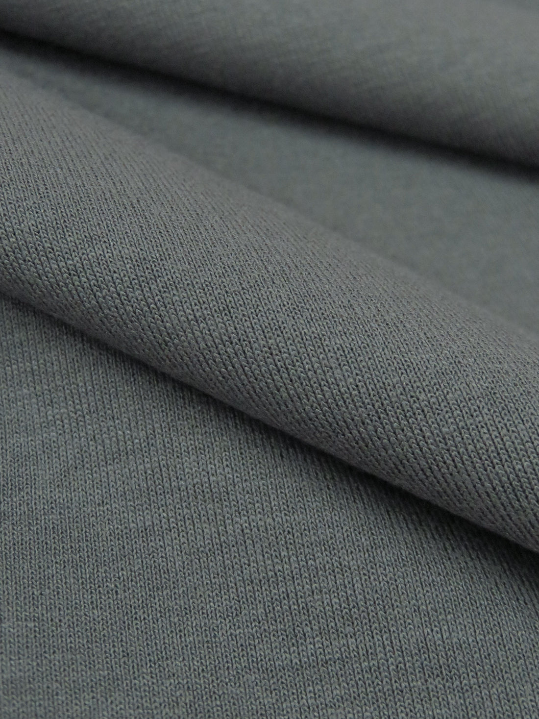 Steel Gray Rayon/Lycra Jersey Knit 60W