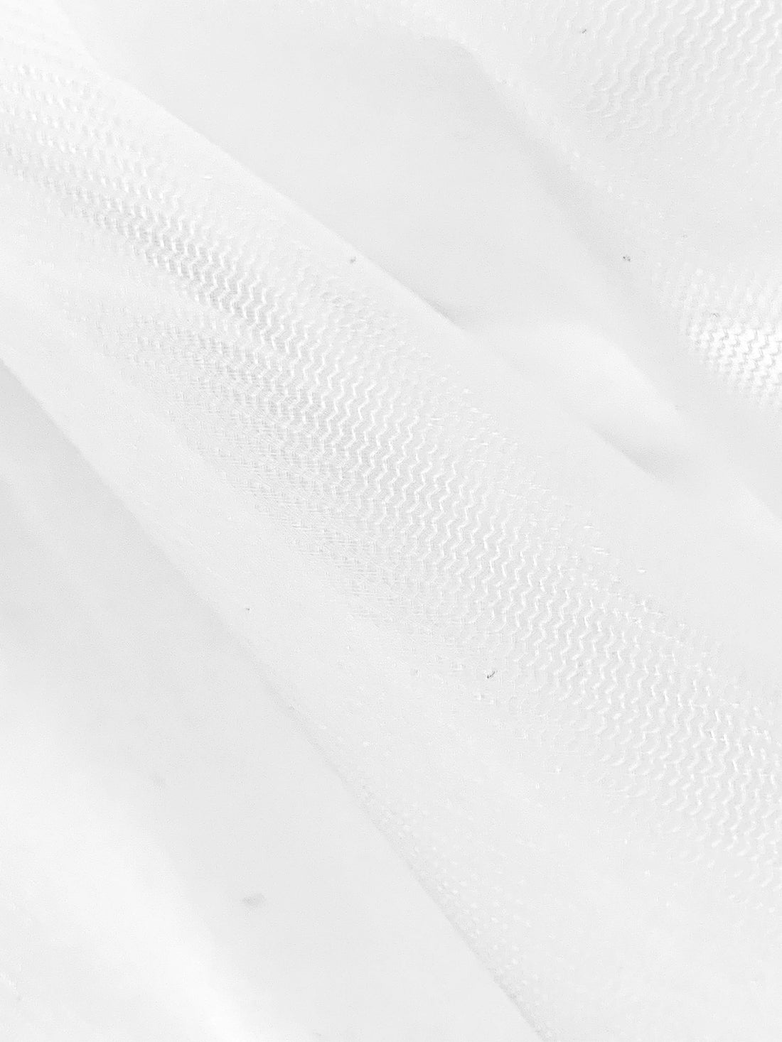 White 100% Nylon Sheer Sew-In Interfacing 54W