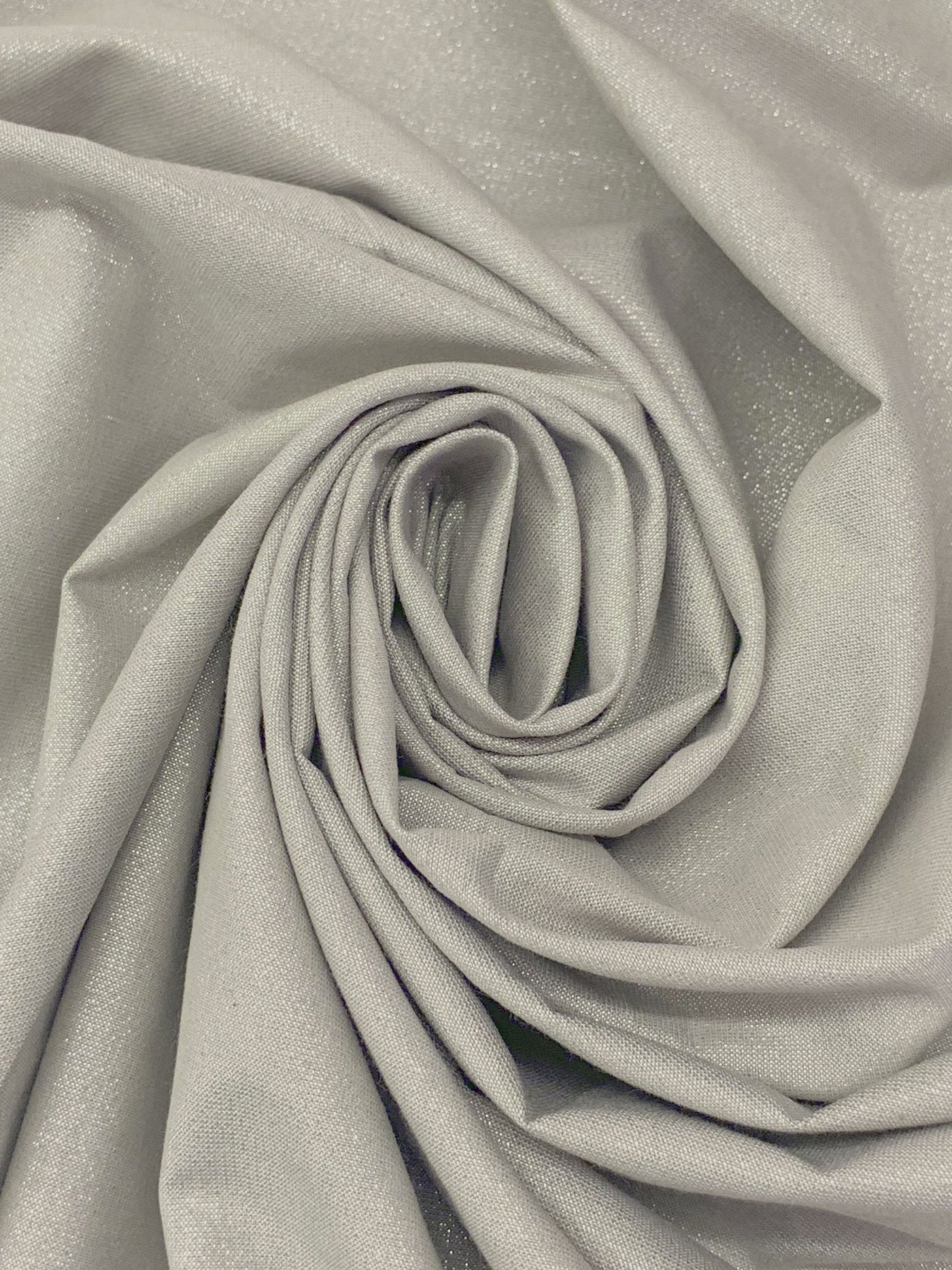 Smoke Gray/Silver Cotton/Lurex/Polyester