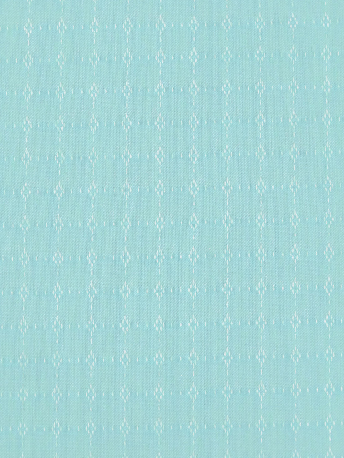 Robin Egg Blue/White Cotton/Nylon/Lycra Novelty Weave St Tropez Stretch Shirting - Robert Kaufman - 55W