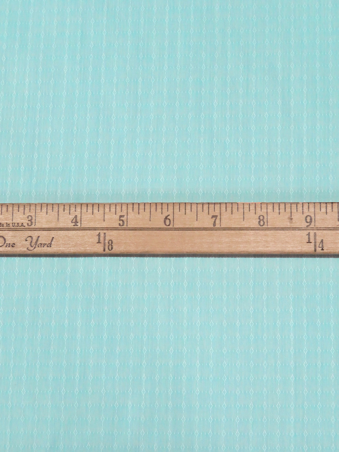 Robin Egg Blue/White Cotton/Nylon/Lycra Novelty Weave St Tropez Stretch Shirting - Robert Kaufman - 55W