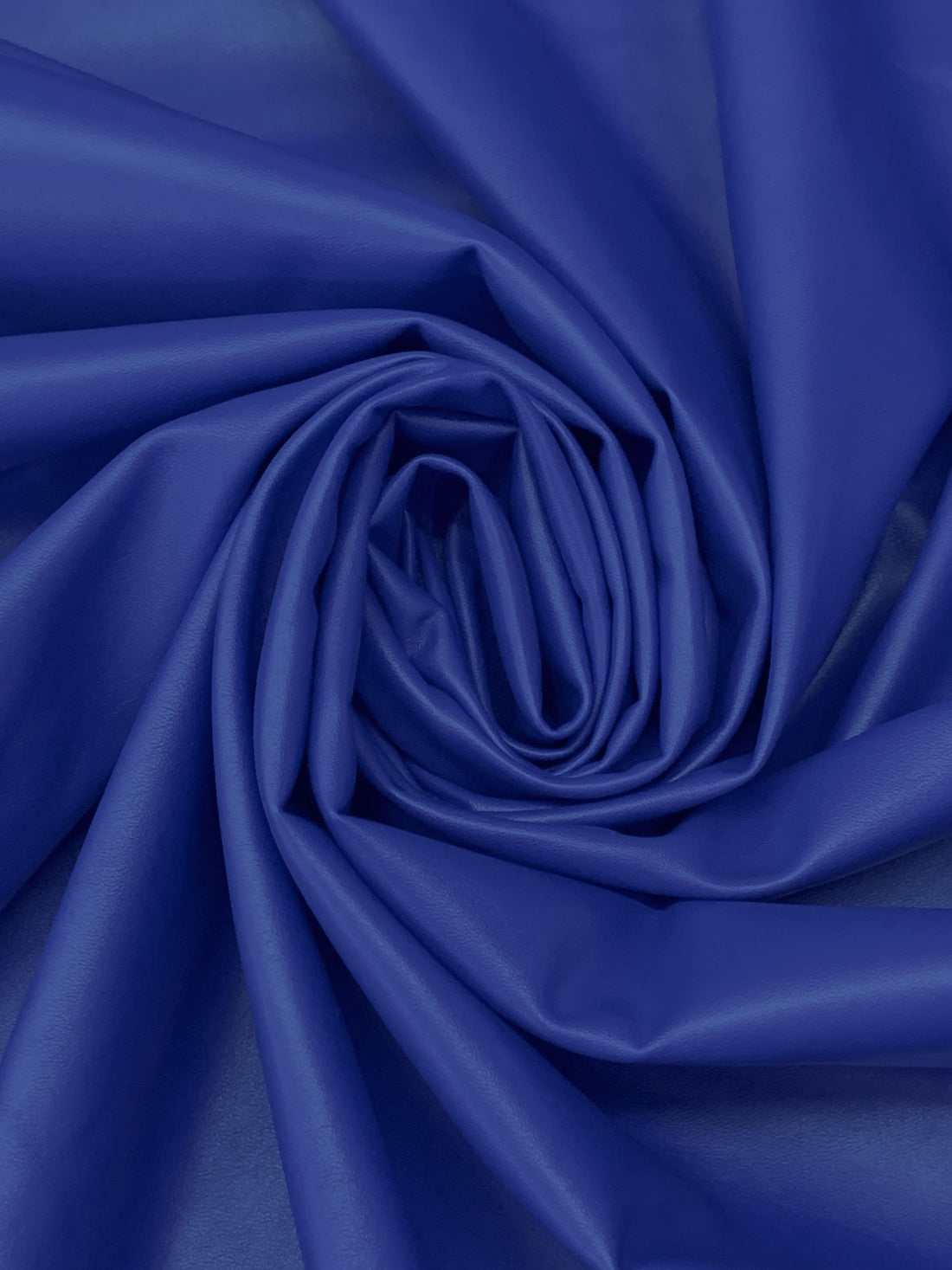Cobalt Blue Polyester/Polyurethane/Lycra Stretch Faux Leather Knit 54W