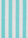 Robin Egg Blue/White Cotton/Lycra Vertical Stripe Print Jersey Knit 60W