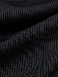 Crow Black Nylon/Lycra Rib Knit 34W