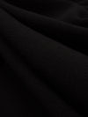 Pitch Black 100% Rayon Crepe Challis - NY Designer - 60W