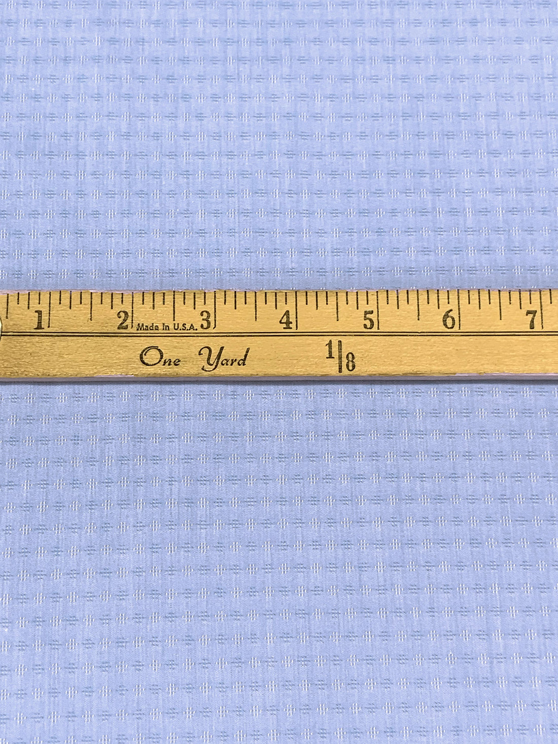 Light Blue/White Cotton/Nylon/Lycra Micro Dotted Dobby Weave St Tropez Stretch Shirting - Robert Kaufman - 55W