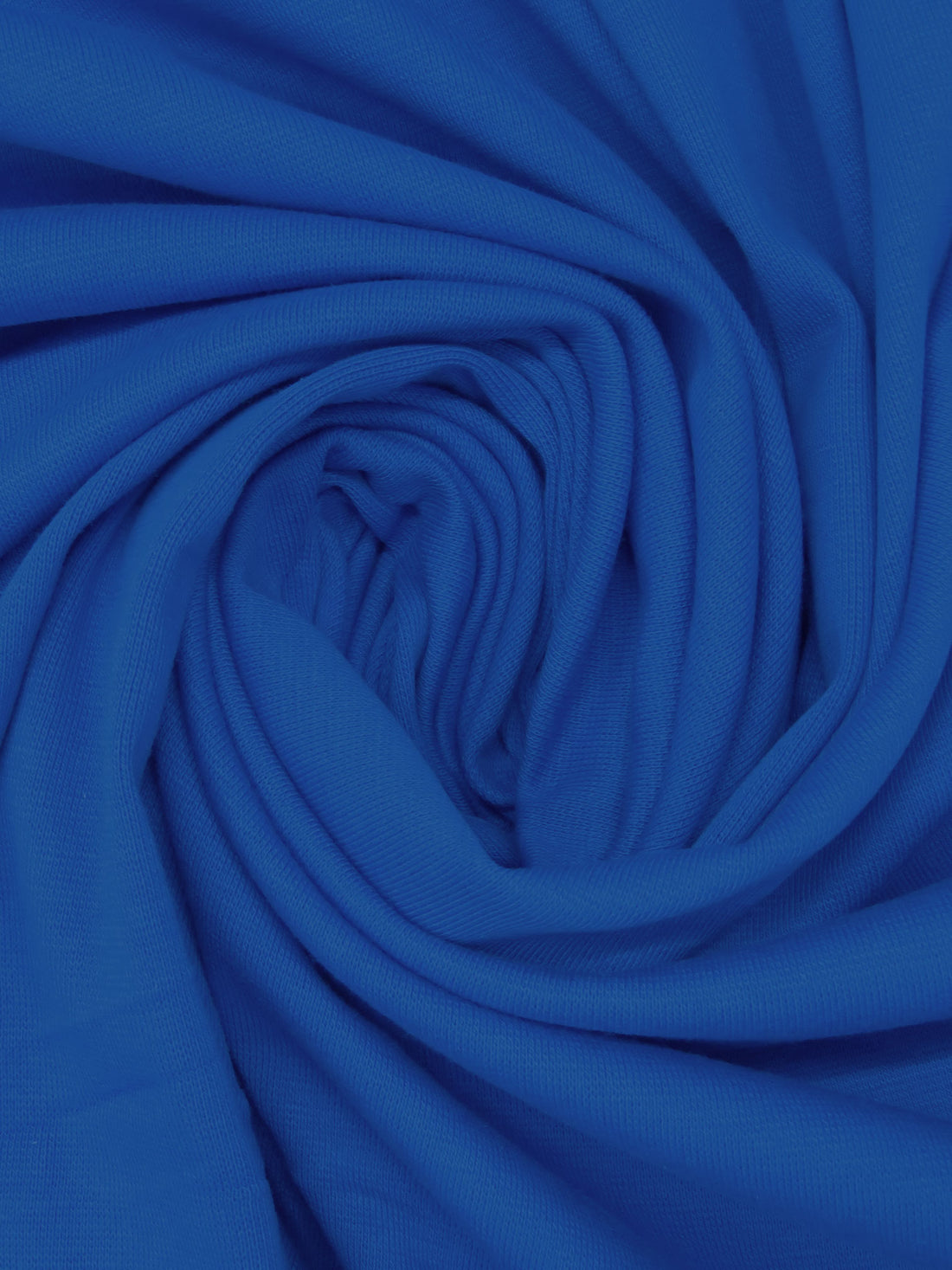 Dark Cornflower Blue Cotton/Lycra 1x1 Rib Knit - Robert Kaufman - 68W