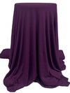 Deep Plum Rayon/Lycra Jersey Knit 58W