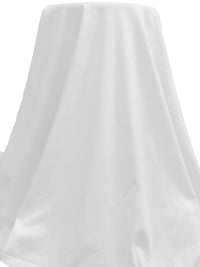 White Cotton/Lycra 1x1 Rib Knit - Robert Kaufman - 68W