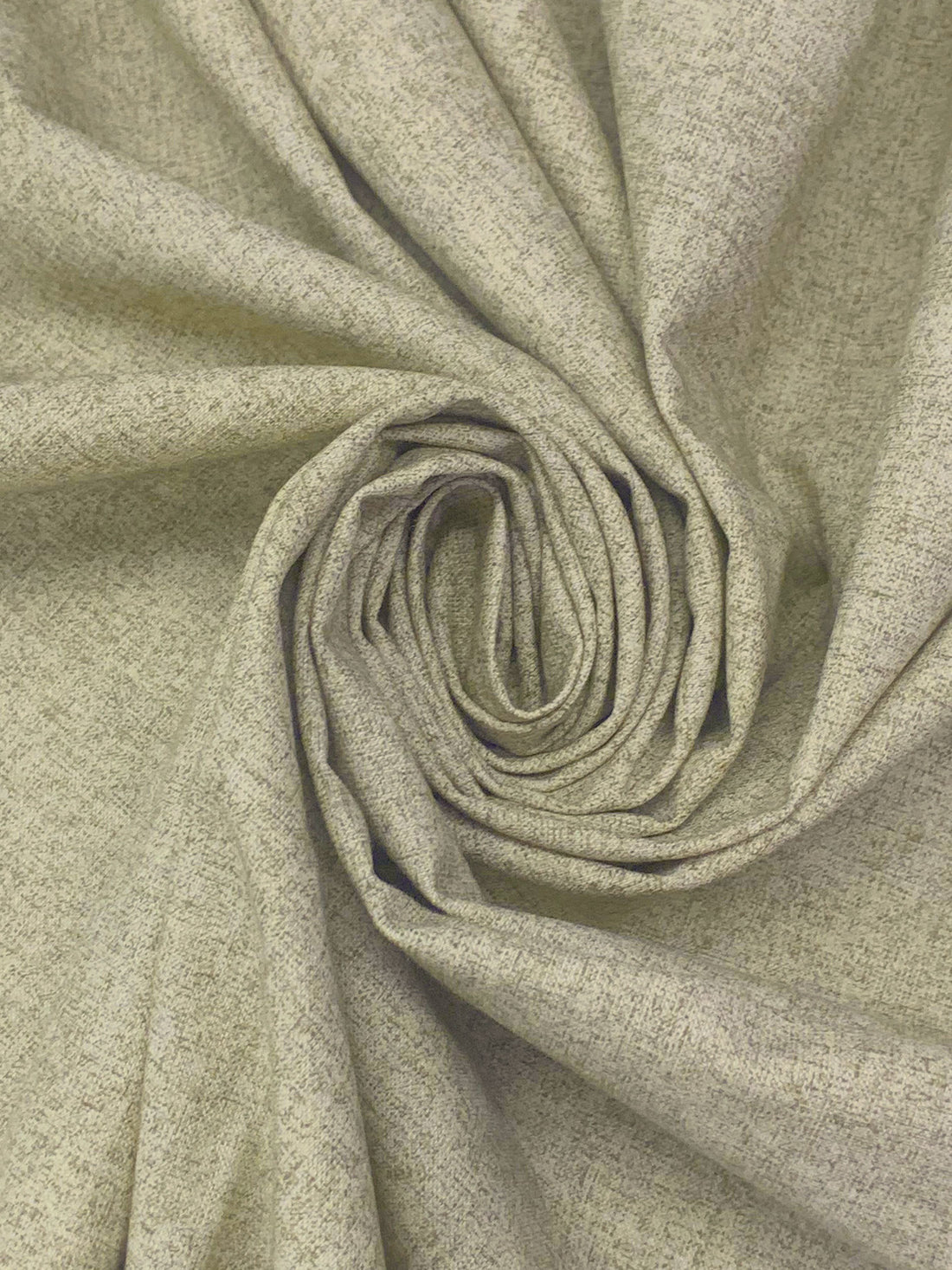 Taupe Cotton/Flax Heathered Print Midweight Woven - Robert Kaufman - 43W