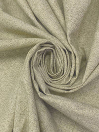 Taupe Cotton/Flax Heathered Print Midweight Woven - Robert Kaufman - 43W