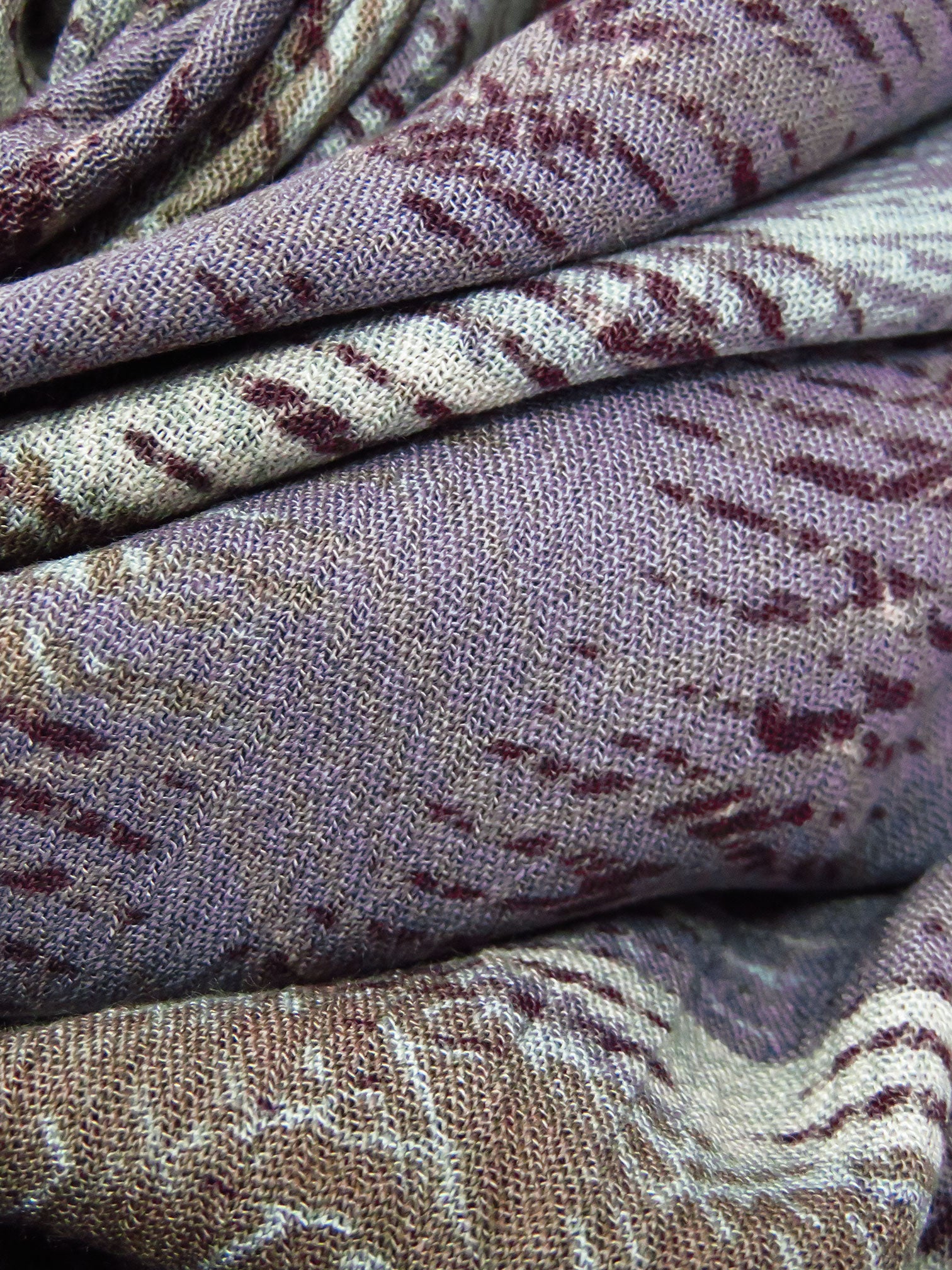 Old Lavender/Dusty Light Blue/Dark Old Mauve/Multi 100% Rayon