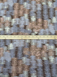 Old Lavender/Dusty Rose/Raw Umber/Multi 100% Rayon Abstract Print Crinkle Challis - Robert Kaufman - 50W