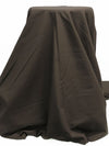 Dark Umber Brown Cotton/Lycra Stretch Canvas Suiting - Imported From Italy By NY Designer - 60W