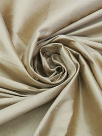 Sandy Khaki 100% Silk Dupioni 53W