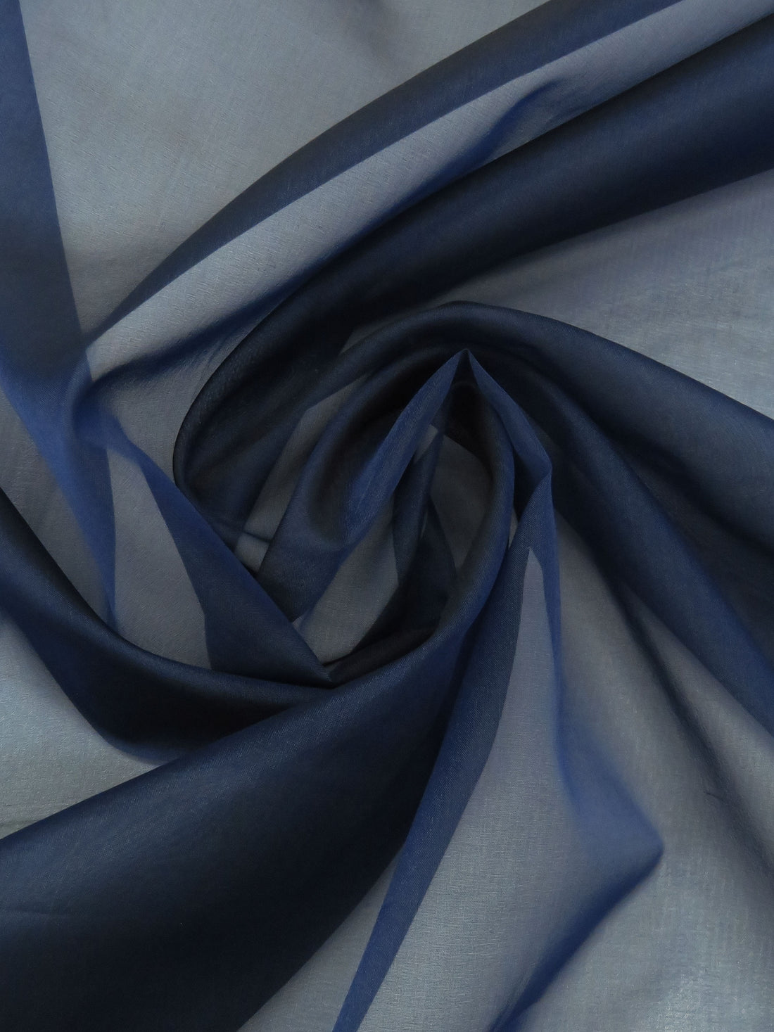 Admiral Blue 100% Silk Organza 41W