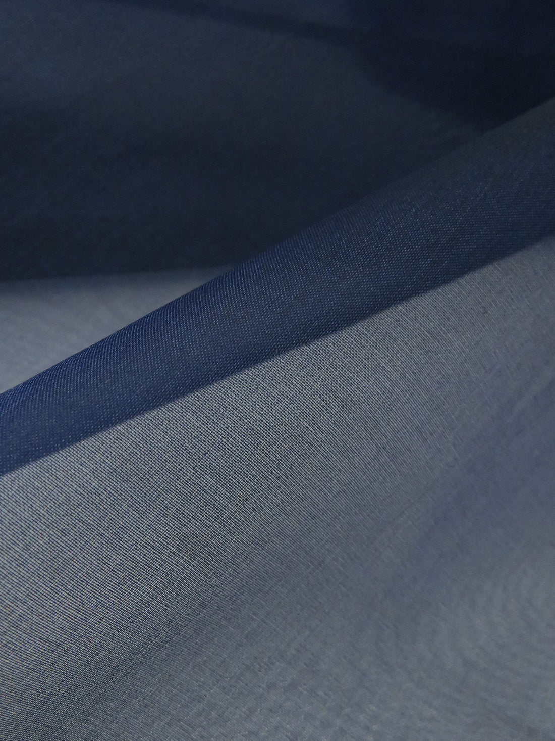 Admiral Blue 100% Silk Organza 41W