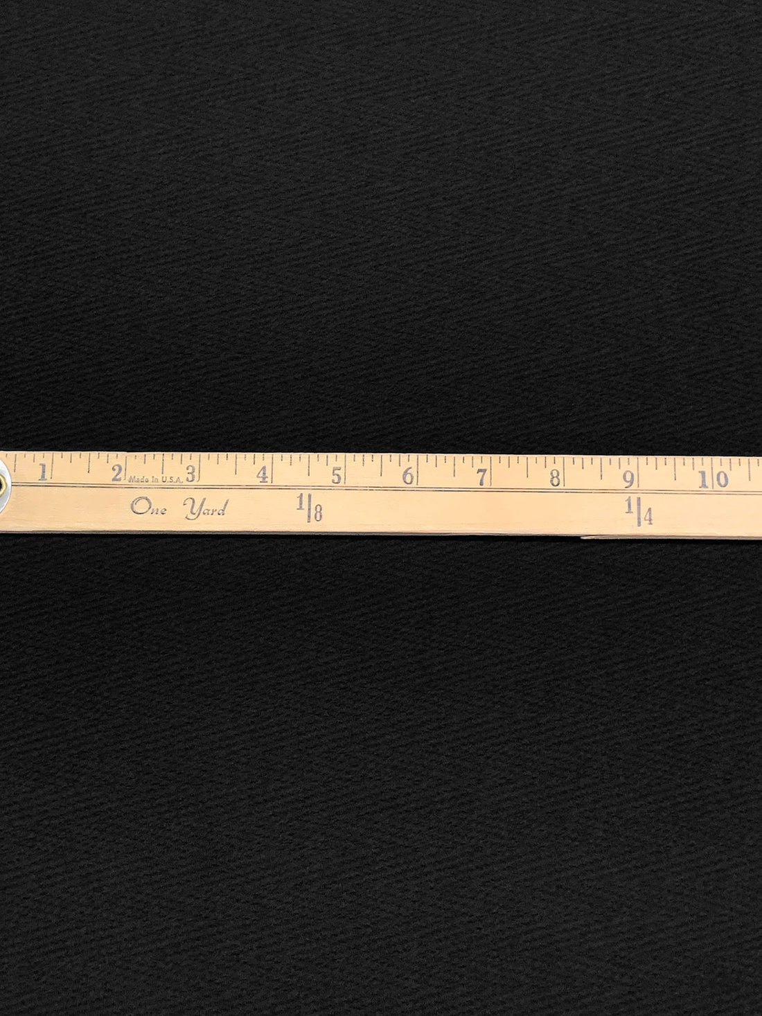 Black Polyester/Lycra Zig-Zag Weave Jacquard Double Knit 60W