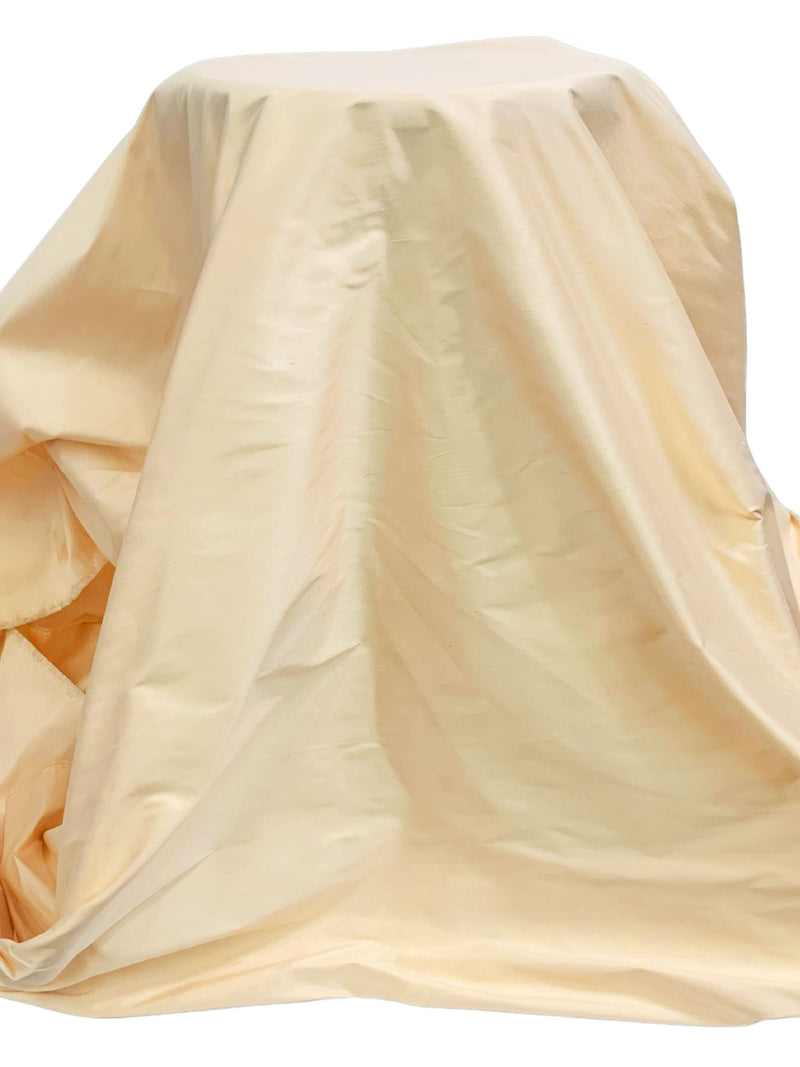 Ivory Beige 100% Silk Dupioni 48W