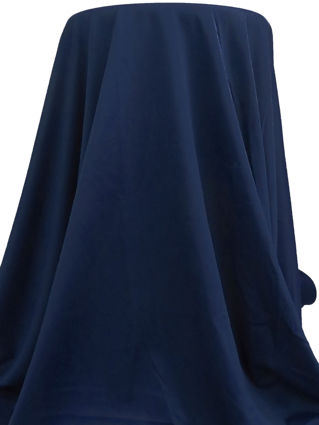 Muted Midnight Navy Polyester/Lycra Crepe Techno Knit 59W