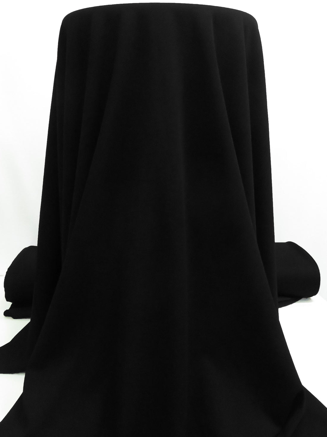 SOLD AS IS ONLY - Black Polyester/Lycra Techno Knit 58W