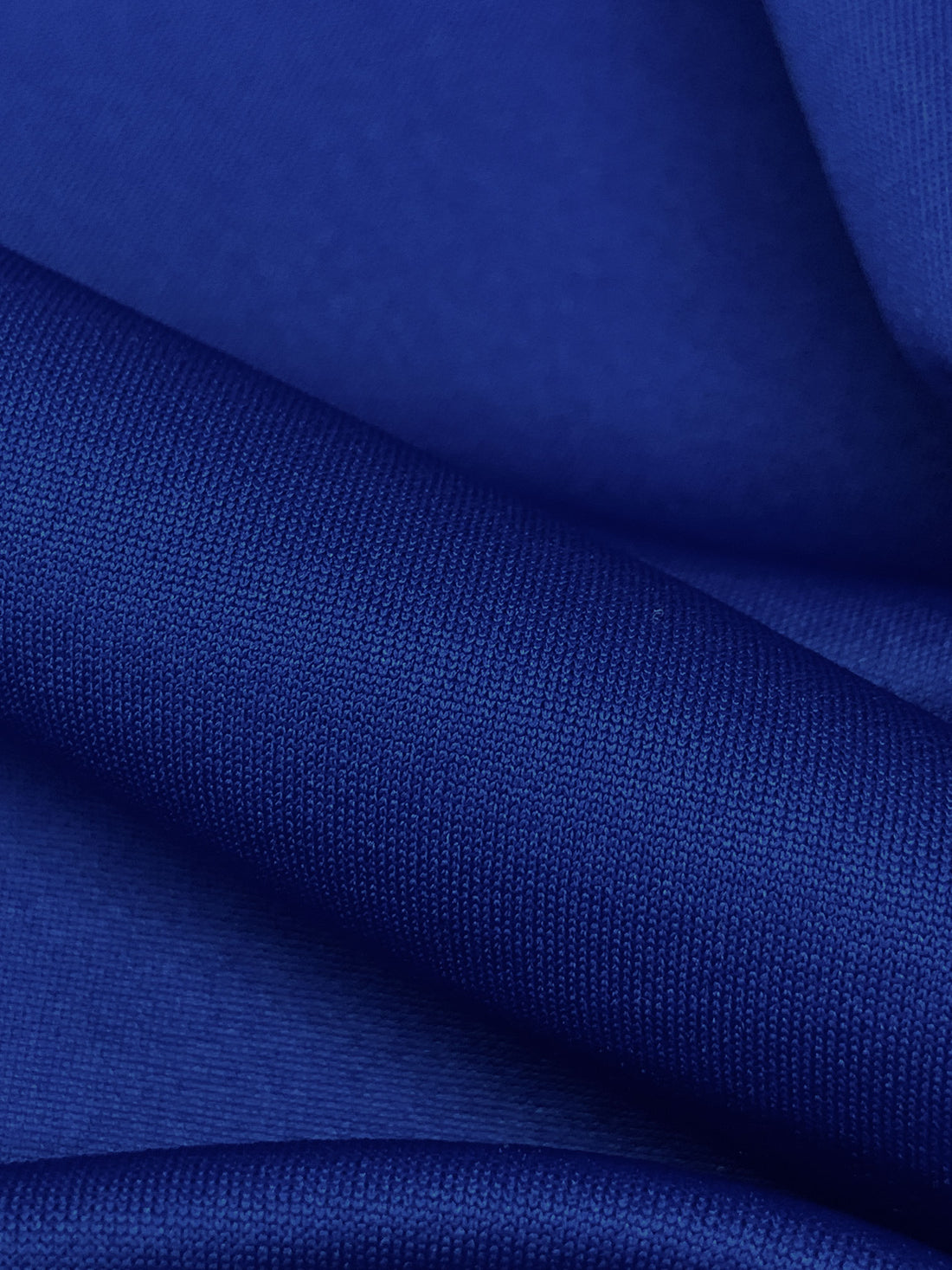 Dark Powder Blue Polyester/Lycra Crepe Techno Knit 60W