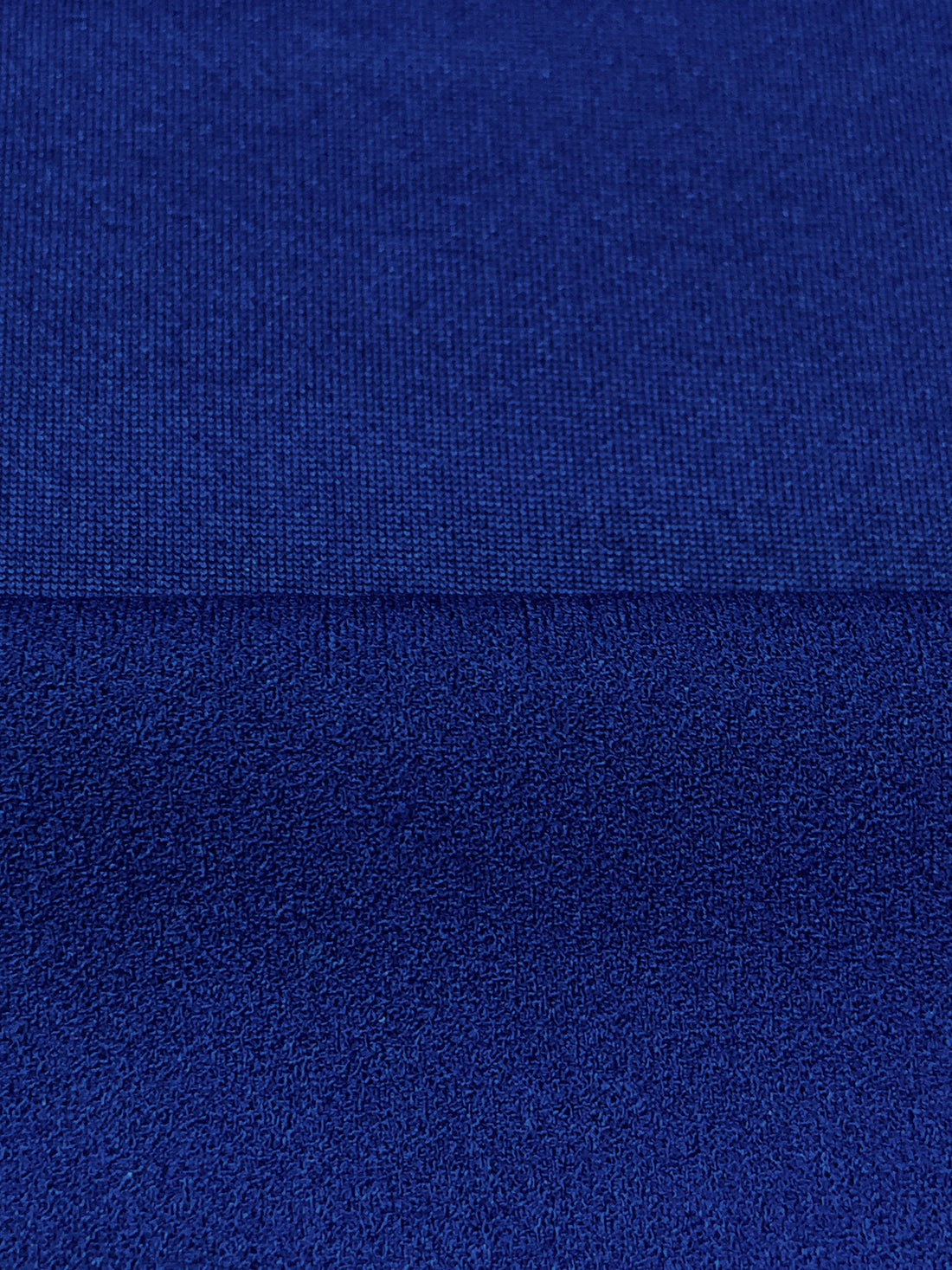 Dark Powder Blue Polyester/Lycra Crepe Techno Knit 60W