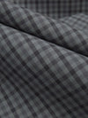 Pewter Gray/Dark Iron Gray/Sterling Gray Polyester/Cotton Plaid Check Water Repellent Jacketing - NY Designer - 60W