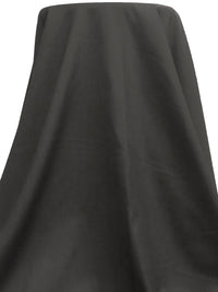 Charcoal Gray Wool/Cotton Twill Suiting - NY Designer - 60W