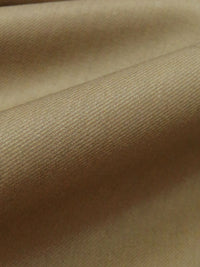 Coyote Brown Wool/Cotton Twill Suiting - NY Designer - 60W