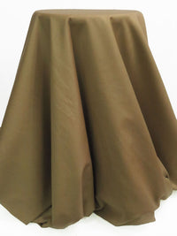 Coyote Brown Wool/Cotton Twill Suiting - NY Designer - 60W