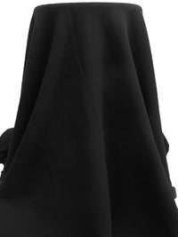 Matte Black Polyester/Spandex Power Grid Fleece Knit - Polartec - 56W