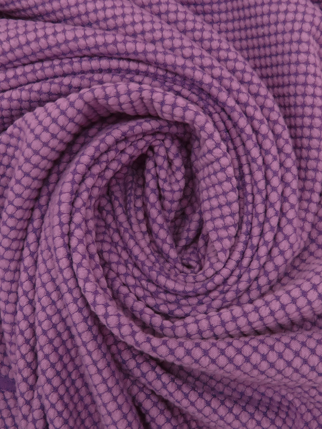 Plum/African Violet 100% Nylon Puckered Grid Knit - Polartec - 58W