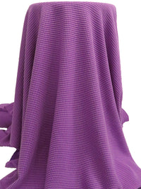 Plum/African Violet 100% Nylon Puckered Grid Knit - Polartec - 58W