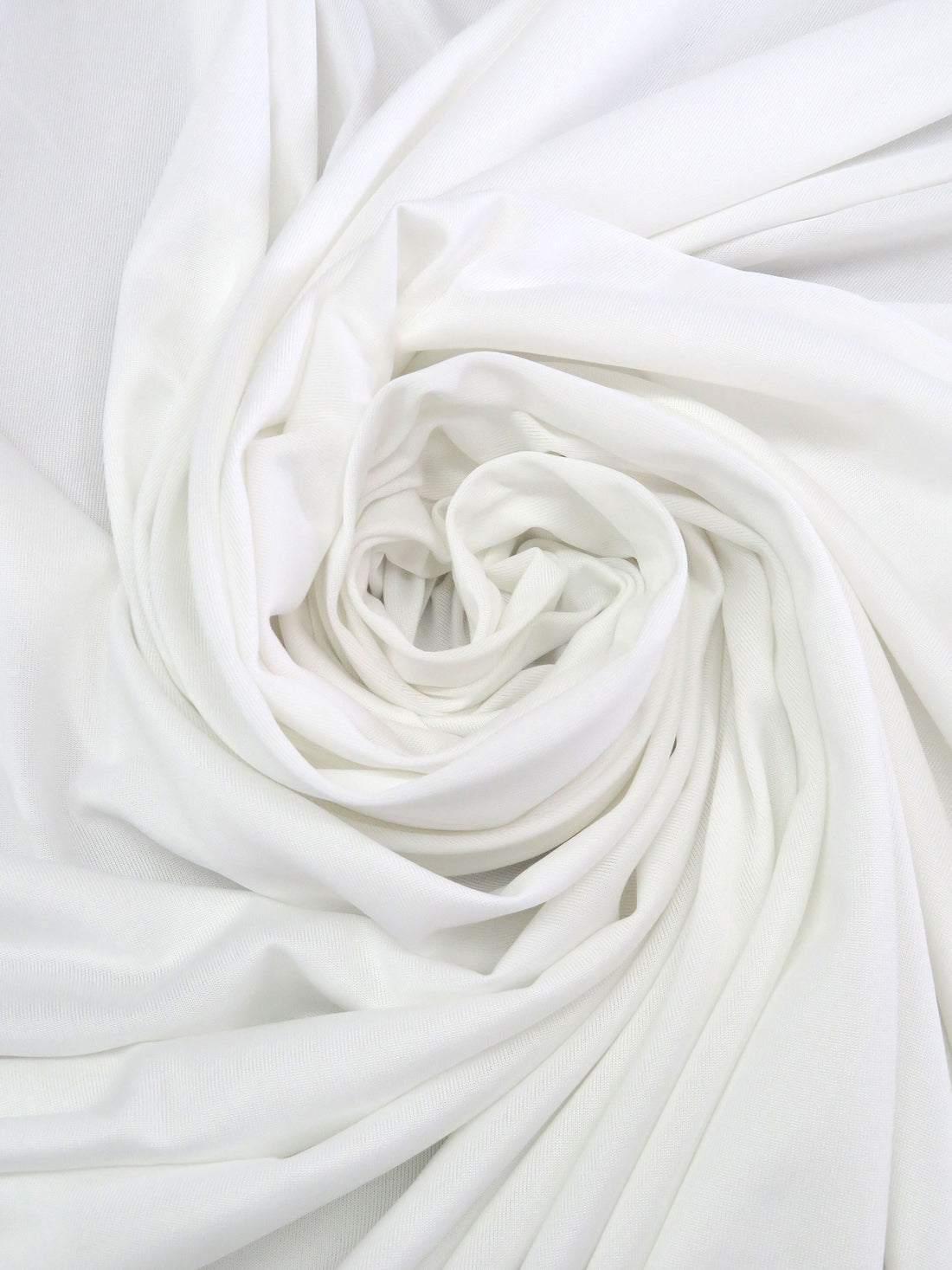 Daisy White 100% Polyester Knit Lining 54W