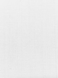 White 100% Cotton Vertical Fine Pique Stripe Shirting - Imported From Switzerland - 58W