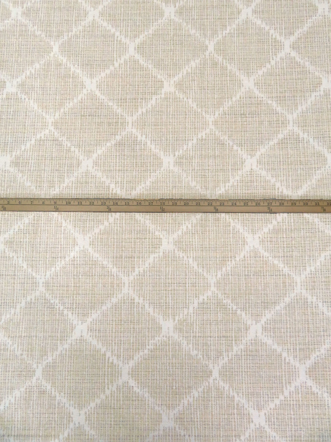 Beige/Off-White/Gray 100% Polyester Novelty Diamond Weave Tweed Home Decor Woven 66W