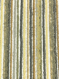 Edamame/Buff/Off-White/Multi 100% Cotton Vertical Corded-Look Print & Looped Stitch Canvas Suiting 57W