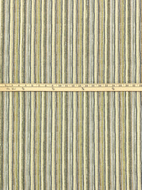 Edamame/Buff/Off-White/Multi 100% Cotton Vertical Corded-Look Print & Looped Stitch Canvas Suiting 57W