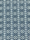 Muted Navy/Sky Blue/White 100% Rayon Small Abstract Print Challis 54W