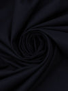 Midnight Navy 100% Cotton Herringbone Bottom Weight Woven - NY Designer - 60W