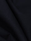 Midnight Navy 100% Cotton Herringbone Bottom Weight Woven - NY Designer - 60W