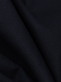 Midnight Navy 100% Cotton Herringbone Bottom Weight Woven - NY Designer - 60W