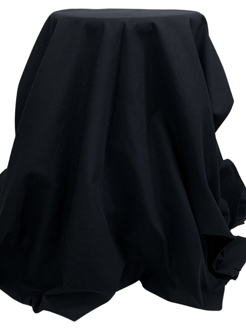 Midnight Navy 100% Cotton Herringbone Bottom Weight Woven - NY Designer - 60W