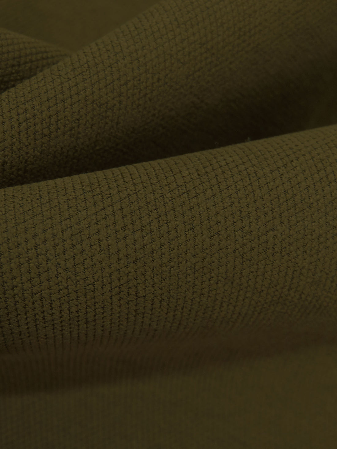 Dark Olive Green 100% Microfiber Polyester Diamond Weave Home Decor Woven 55W