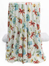 Muted French Vanilla/Pear/Crimson/Multi Polyester/Lycra Floral Print ITY Knit 56W