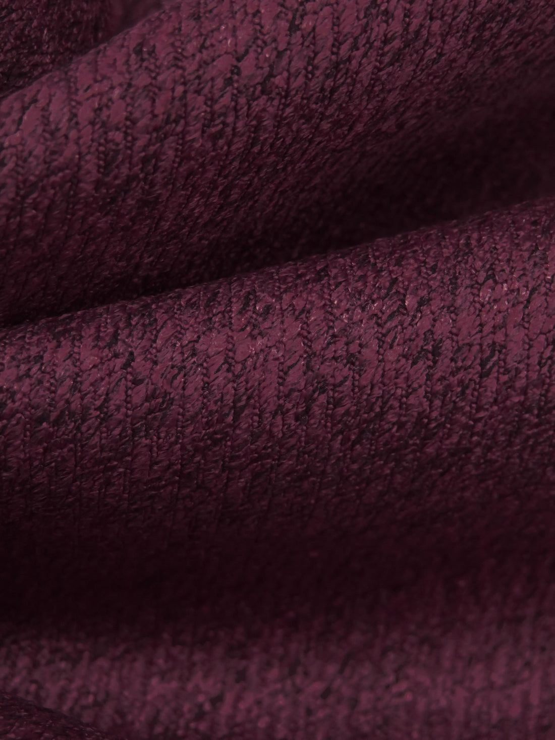 Rich Old Mauve/Black 100% Polyester Heathered Textured Home Decor Woven 56W