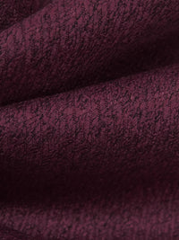 Rich Old Mauve/Black 100% Polyester Heathered Textured Home Decor Woven 56W